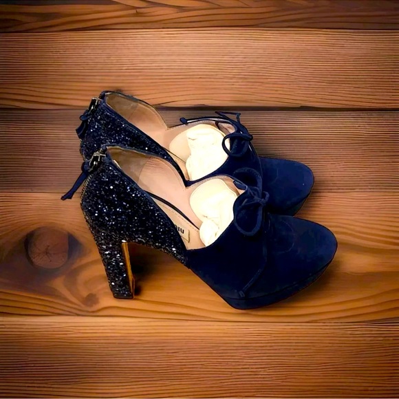 Miu Miu Calzature Donna Oltremare - Picture 3 of 8